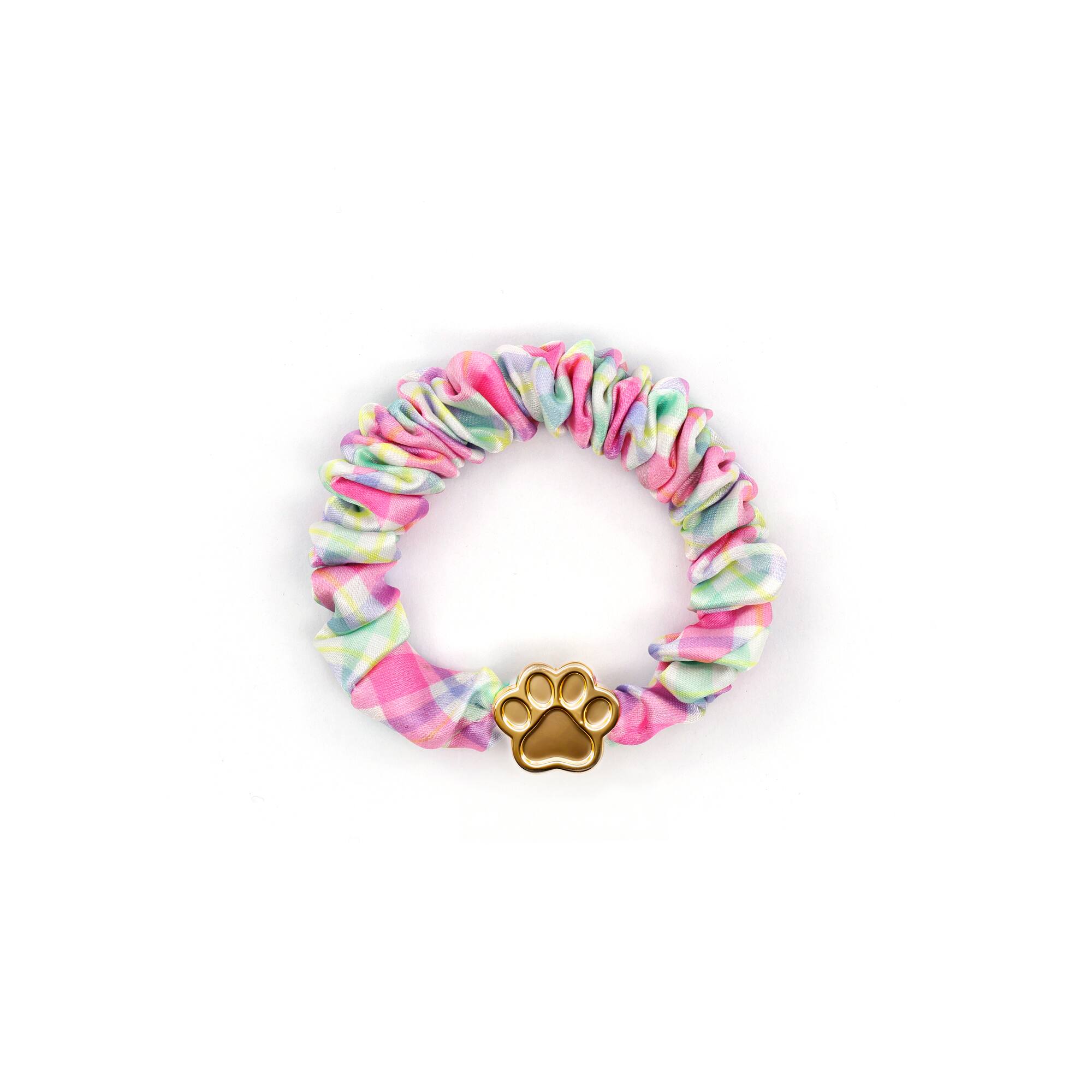 Pink Plaid Scrunchie by Fab Finds